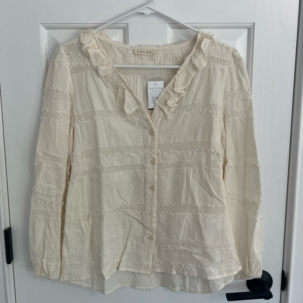 BOHME: long sleeve blouse